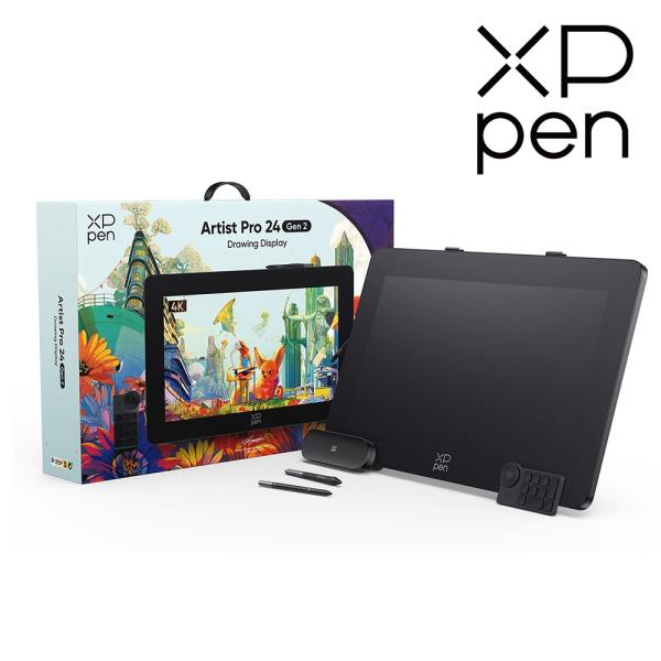 XPPen Artist Pro 24(Gen2) 4K(ブラック) ART240UH_JP 返品種...