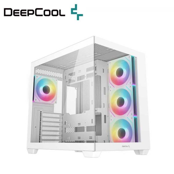 DeepCool｜ディープクール CG530 4F WH ミドルタワーPCケース(ホワイト) R-C...