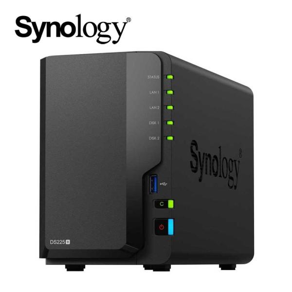 Synology｜シノロジー Intel 4コアCeleron J4125搭載2ベイNAS DS22...