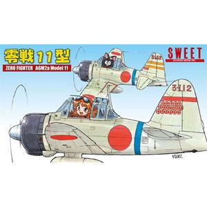 SWEET 1/ 144 零戦11型 (2機入り)(14132)プラモデル 返品種別B｜joshin