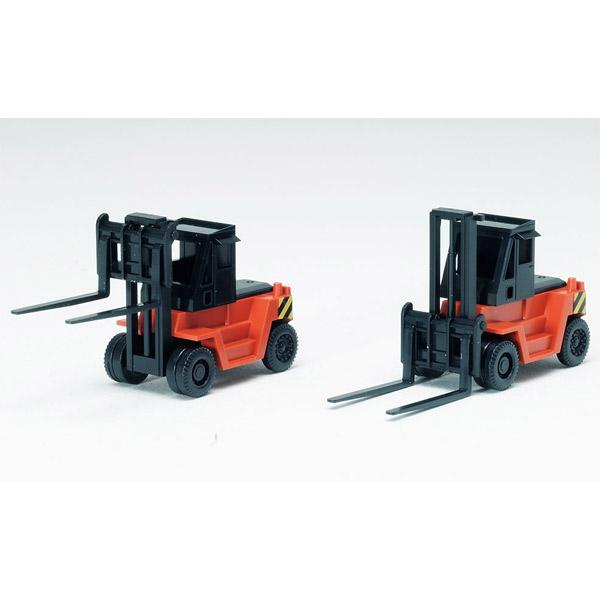 トミックス (再生産)(N) 3518 フォークリフト(オレンジ・2台入) 返品種別B