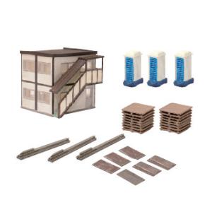 トミーテック (N) 情景小物051-3 工事現場A3 〜現場事務所と小物〜 返品種別B