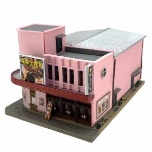 Nゲージ スクエアビル グリーン 鉄道模型 ジオラマ ストラクチャー