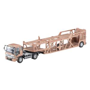トミーテック 1/ 64 LV-N225c いすゞ810EX カートランスポーター(アンチコASZ022車両運搬トレーラ)(茶)(324294)ミニカー