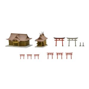 トミーテック 330271 情景小物144 遠景素材 神社・鳥居 1/150(Nゲージ