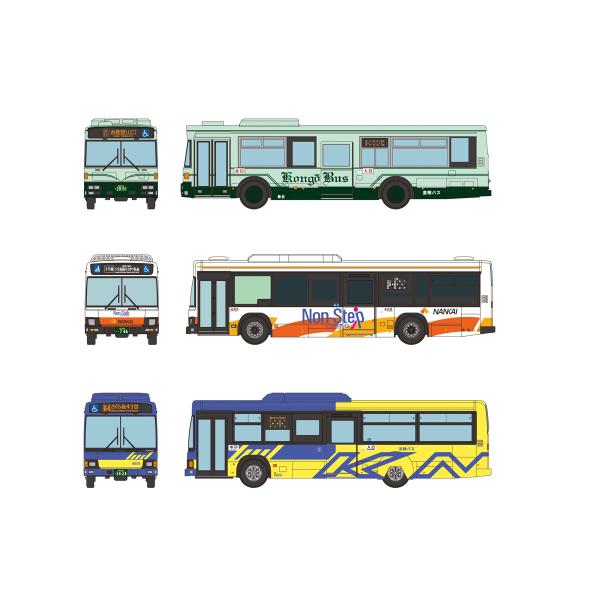 トミーテック (N) ザ・バスコレクション さよなら金剛バス 富田林駅前3社セット 返品種別B
