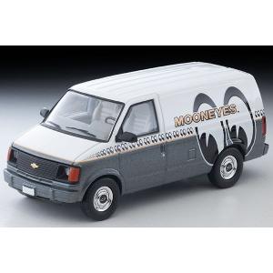 トミーテック 1/ 64 LV-N344c シボレー アストロ バン(MOONEYES) 白/ グレーミニカー 返品種別B