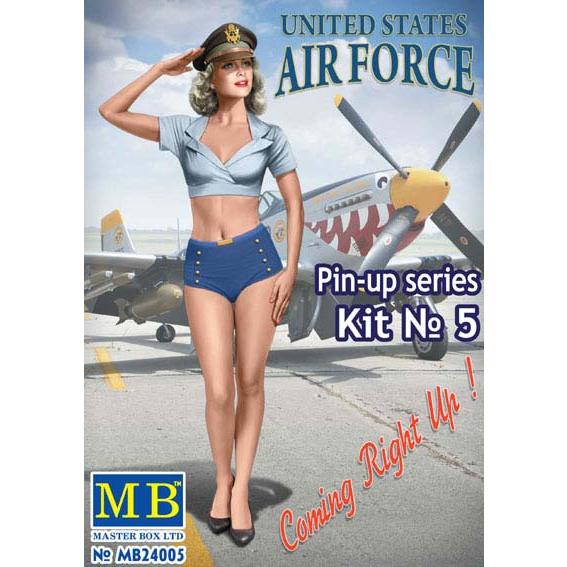 マスターボックス 1/ 24 ピンナップシリーズ”パティ”制帽+ビキニ(MB24005)未塗装組立フ...