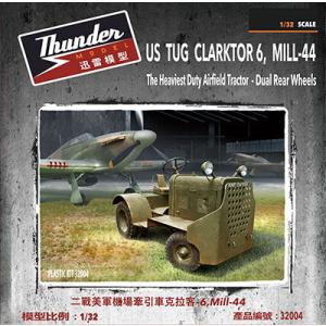 サンダーモデル 1/ 32 米英・クラークトール6トラクターMill-44型・不整地用ダブルタイヤ(TB32004)プラモデル 返品種別B｜joshin