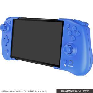 サイバーガジェット (Switch)ダブルスタイルコントローラー(SWITCH/ SWITCH 有機EL用) ブルー 返品種別B｜joshin