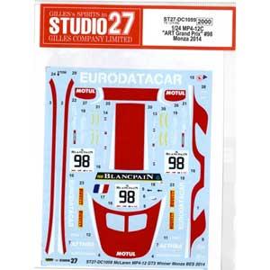 スタジオ27 1/ 24 MP4-12C“ART Grand Prix”#98 Monza 2014...