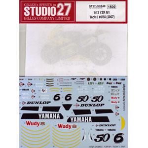 スタジオ27 1/ 12 YZR M1 Tech 3 #6/ 50 2007(タミヤ対応)オリジナル...