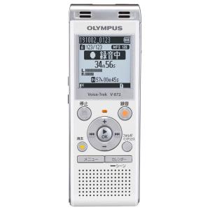 オリンパス 4GBメモリ内蔵(ホワイト)(外部microSDスロット搭載) OLYMPUS Voice-Trek V-872-WHT 返品種別A