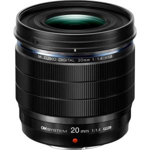 OM SYSTEM M.ZUIKO DIGITAL ED 20mm F1.4 PRO ※マイクロフォーサーズ用レンズ ED20MMF1.4PRO-BLK 返品種別A