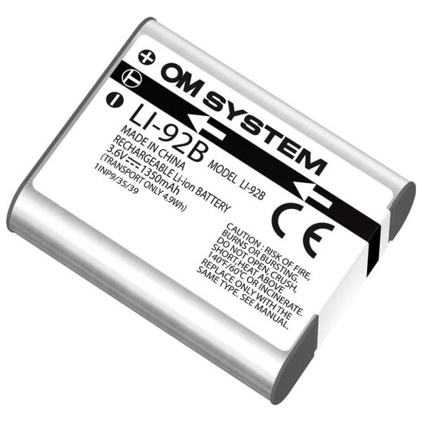 OM SYSTEM リチウムイオン充電池「LI-92B」 LI-92B_OM 返品種別A