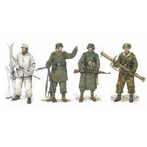 ドラゴンモデル 1/ 35 WW.II ドイツ軍 冬季装備兵セット 1943〜1945プラモデル 返品種別B