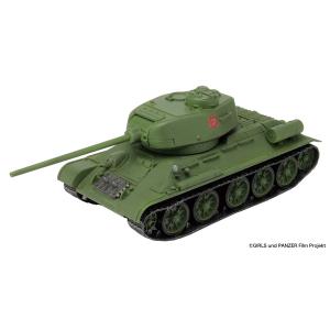プラッツ 1/ 72 ガールズ＆パンツァー てのひら戦車道コレクション T-34/ 85 プラウダ高校 エキシビションマッチ時塗装済み完成品 