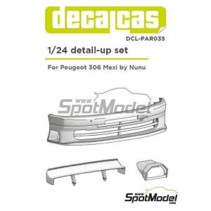 デカールキャス 1/ 24 プジョー306MAXI用 EVO2トランスキットディテールアップパーツ 