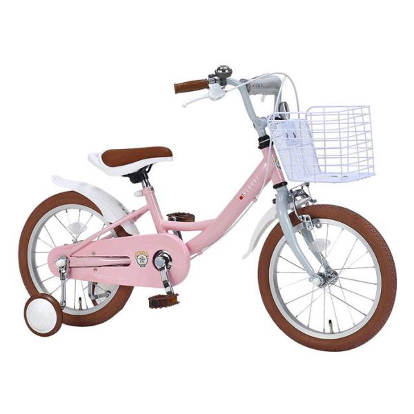 マイパラス 16インチ幼児用自転車 バスケット・補助輪付き (メーカー直送・他商品との同時購入不可)...
