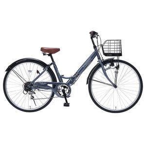 CAPTAIN STAG（キャプテンスタッグ） 折りたたみ自転車 26インチ 18段