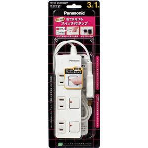 パナソニック ザ・タップ Z(ACアダプター対応 3個口 1m ホワイト) WHS25139WP 返...