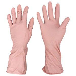 オカモト ふんわりやわらか天然ゴム手袋(ピンク)Mサイズ OK1PM 返品種別B｜joshin