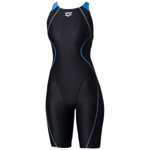 アリーナ ガールズ用水着 arena  ジュニアハーフスパッツ20SS アクアレーシング D-ARN0050WJ-BKBU-130 