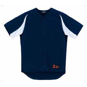 デサント ジュニア 野球 ソフトボール用ユニフォームシャツ DESCENTE ジュニア フルオープンシャツ DS-JDB43M-NVSW-160