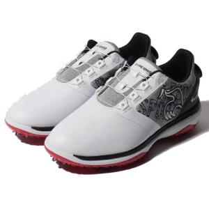 ルコック メンズ スパイク ゴルフシューズ le coq sportif GOLF QQ2SJA02-WHGY-260