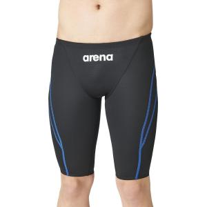 アリーナ ボーイズ用 競泳水着 ハーフスパッツ  arena アクアアドバンスト ジュニア ARN1022MJ-BKBU-130 