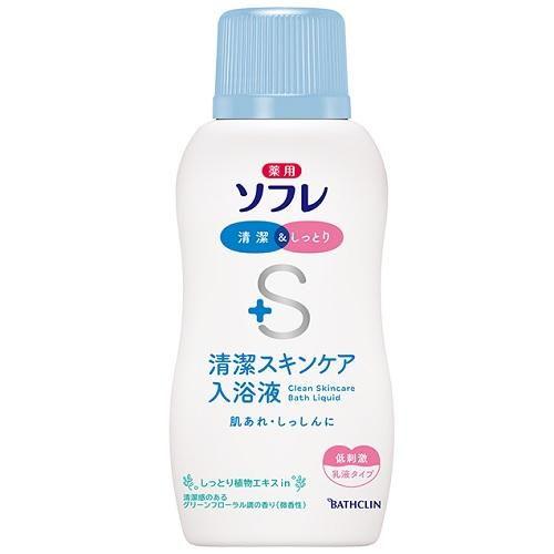 薬用ソフレ 清潔スキンケア入浴液 720ml バスクリン 返品種別A