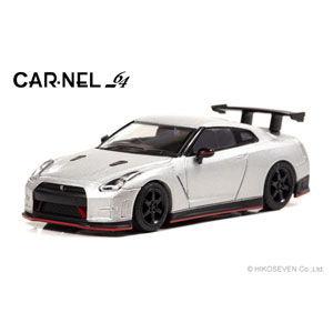 CAR-NEL 1/ 64 Nissan GT-R NISMO N Attack Package (R35) 2015 (Silver)(CN640018)ミニカー 返品種別B｜joshin