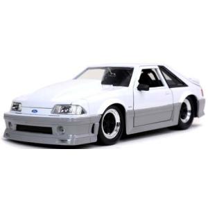 Jada Toys 1/ 24 1989 フォード マスタング GT グロッシーホワイト(JADA32667)ミニカー 返品種別B｜joshin