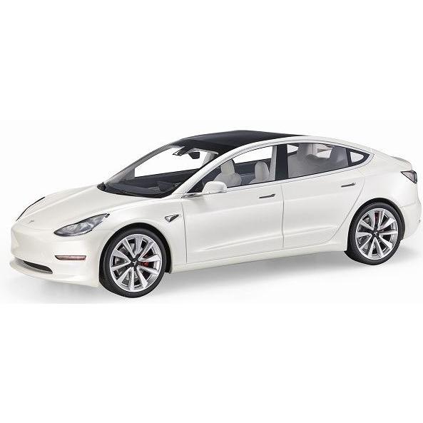 TOPMARQUES 1/ 18 テスラ モデル 3 ホワイト(TOPLS074C)ミニカー 返品種...