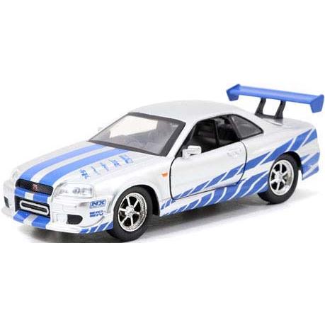 Jada Toys 1/ 32 F＆F ブライアン ニッサン スカイライン GT-R (R34) シ...