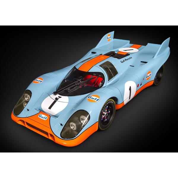 ポケール 1/ 8 塗装済み組立キット ポルシェ 917K ガルフエディション(HK118)塗装済組...