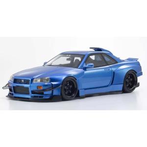 京商 1/ 18 日産 スカイライン GT-R (R34) Khyzyl Saleem (ブルー)(KSR18068BL)ミニカー 返品種別B｜Joshin web