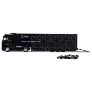 ブラゴ 1/ 43 メルセデスベンツ アクロトス キャブ＆トレーラー＋W15 No.63 2台セット...