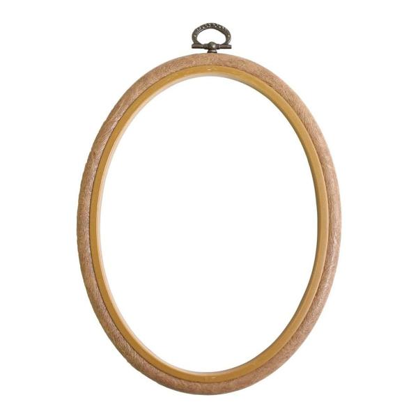 NBK 木製風プチフレーム(楕円小) JSP12 返品種別B