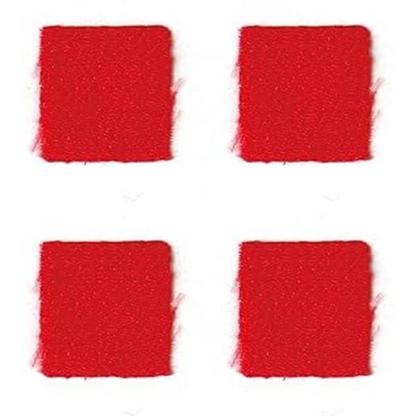 NBK カット済つまみ細工用一越ちりめん 無地 30枚入(4紅・20×20mm) S50CH20-4...