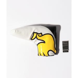 ルコック マグネット式ピン型 マレット型対応パターカバー le coq sportif GOLF QQBTJG50-WHYL