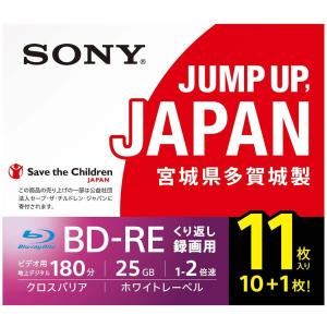 ソニー 2倍速対応BD-RE 11枚パック25G...の商品画像