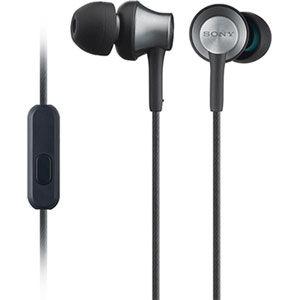 ソニー スマホ対応リモコン搭載 ダイナミック密閉型カナルイヤホン (ブラスブラック) SONY MD...