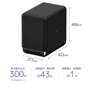ソニー サブウーファー(1本) SONY SA...の詳細画像1