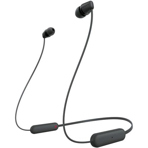 ソニー Bluetooth対応ダイナミック密閉型カナルイヤホン(ブラック) SONY WI-C100...