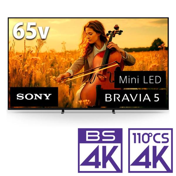 (標準設置無料 設置Aエリアのみ) ソニー 65V型 Mini LED液晶テレビ［BS・CS 4Kチ...