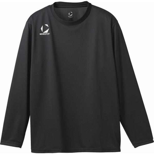 デサント メンズ ワンポイントロングスリーブシャツ(ブラック・サイズ：S) 返品種別A