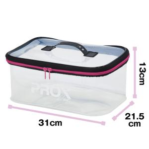 プロックス ミニバッカンクリア Lサイズ PROX 収納ケース PX989CLPI