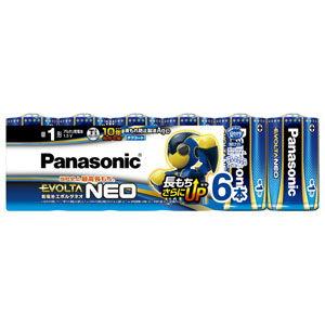 パナソニック アルカリ乾電池単1形 6本パック Panasonic EVOLTA NEO LR20N...