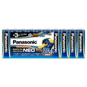 パナソニック アルカリ乾電池単3形 20本パック Panasonic EVOLTA NEO LR6NJ/ 20SW 返品種別A｜joshin